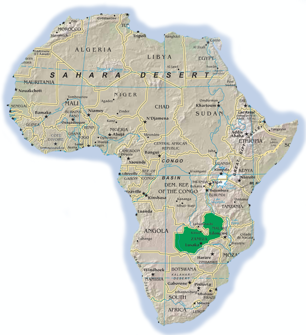 Africa map